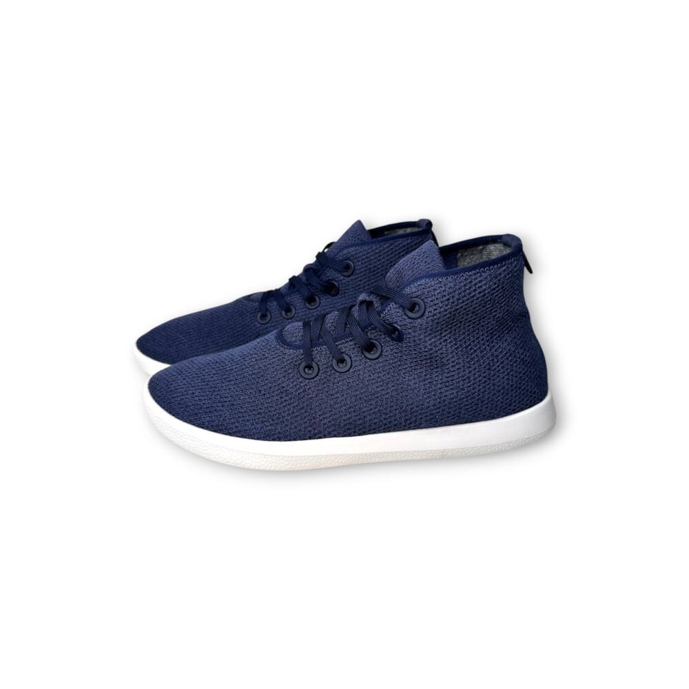 AllBirds Men's Tree Topper High Top Sneakers Size 12 Hazy Indigo Navy Blue